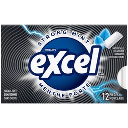 Gomme sans sucre Excel Menthe forte, 12 morceaux image