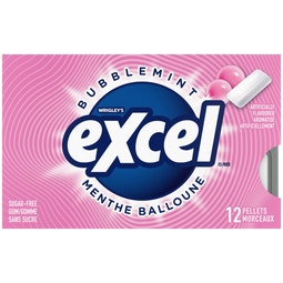 Gomme sans sucre Excel Menthe balloune, 12 morceaux image