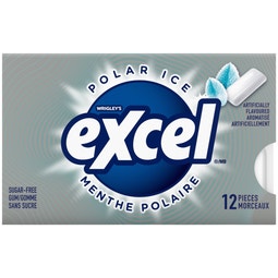 Gomme sans sucre Excel Menthe polaire, 12 morceaux image