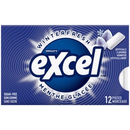 Excel Winterfresh Sugarfree Gum, 12 Pieces image