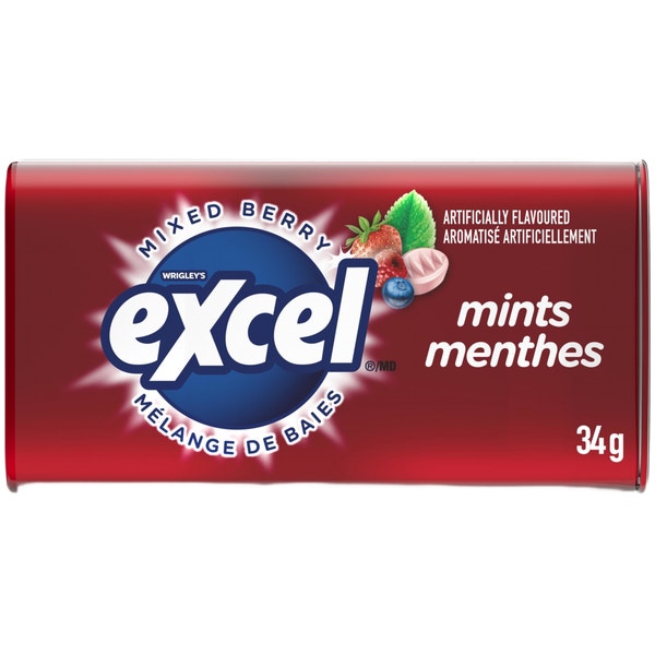 Excel Mint Mixed Berry Tin